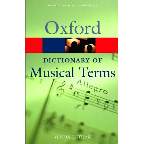 The Oxford Dictionary of Musical Terms - Paperback