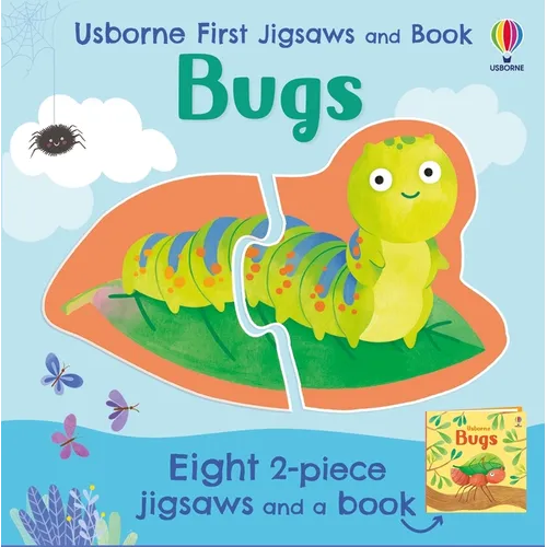 Usborne First Jigsaws and Book: Bugs - Paperback