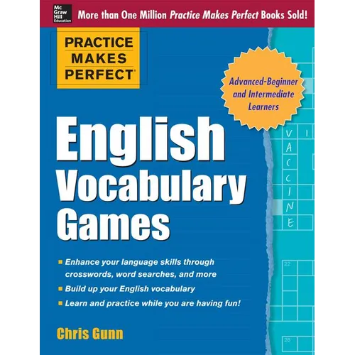 Practice Makes Perfect English Vocabulary Games - Paperback