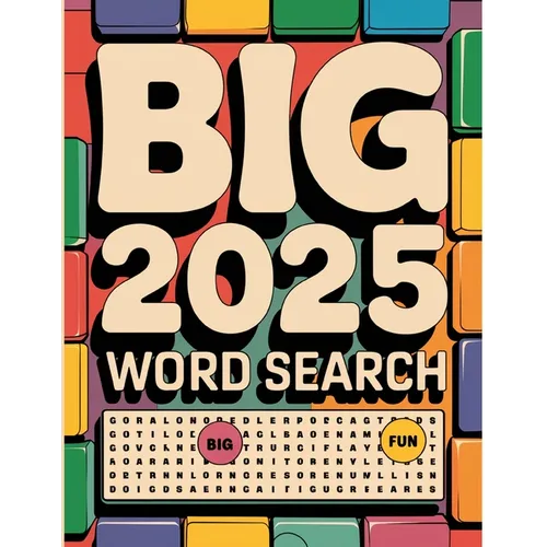 Big 2025 Word Search for Adults: Large Print Word Searches for Adults - Paperback