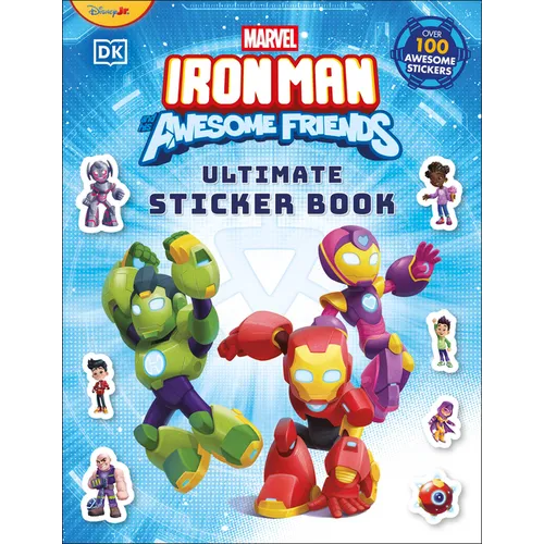 Marvel Iron Man and His Awesome Friends Ultimate Sticker Book - Paperback
