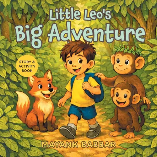 Little Leo's Big Adventure: Story & Activity Book - Paperback