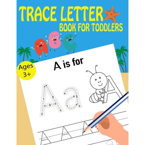 Letter Trace Books For Toddlers - Paperback