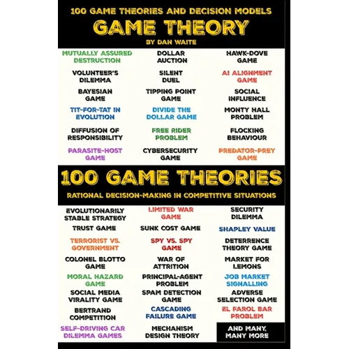 100 Game Theory's and Decision Models for Rational Decision Making in Competitive Situations: Winning Strategies for Rational Thinking in High-Stakes - Paperback