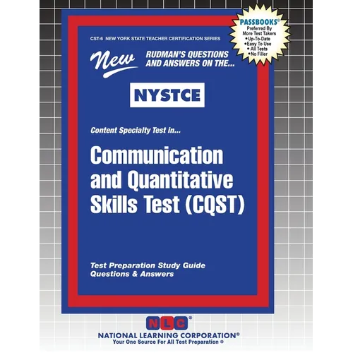 Communication and Quantitative Skills Test (CQST) - Paperback