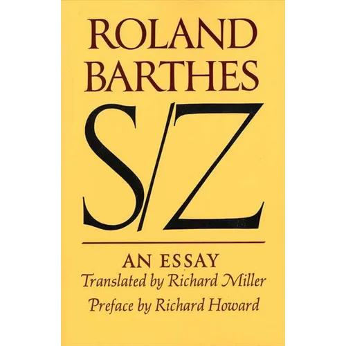 S/Z: An Essay - Paperback