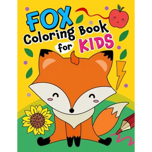 Fox Coloring Book for kids - Paperback