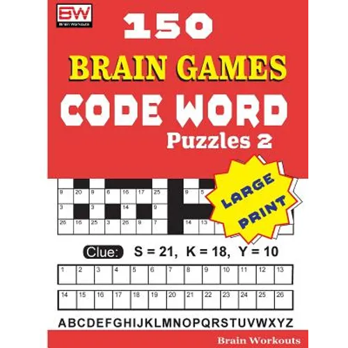 150 Brain Games - CODE WORD Puzzles 2 - Paperback