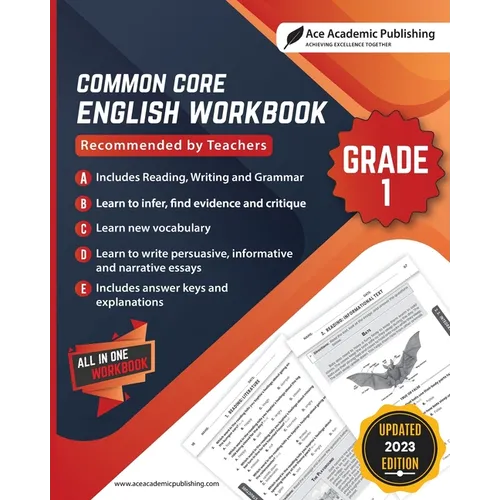 Common Core English Workbook: Grade 1 - Paperback
