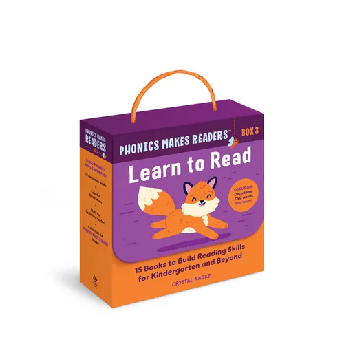 Phonics Makes Readers: Learn to Read Box 3: 15 Books to Build Reading Skills for Kindergarten and Beyond - Paperback