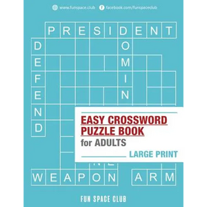 Easy Crossword Puzzle Books for Adults Large Print: Crossword Easy Puzzle Books - Paperback