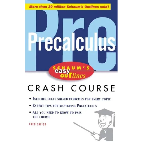 Schaum's Easy Outlines Precalculus: Based on Schaum's Outline of Precalculus - Paperback