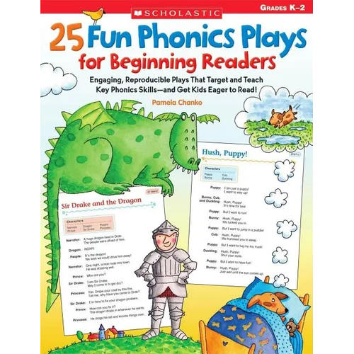 25 Fun Phonics Plays for Beginning Readers - Paperback