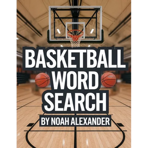 Basketball Word Search: 50 Word Search Puzzles - Paperback