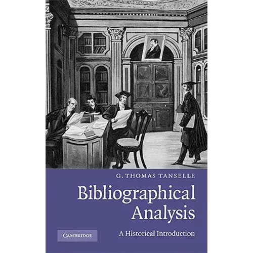 Bibliographical Analysis - Paperback