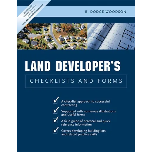 Residential Land Developer's Checklists and Forms - Paperback