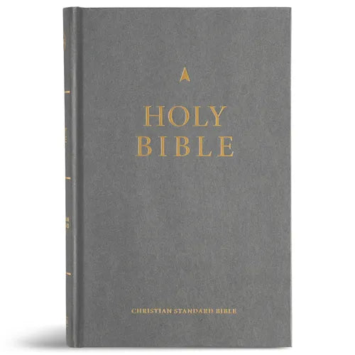CSB Church Bible, Charcoal Hardcover - Hardcover