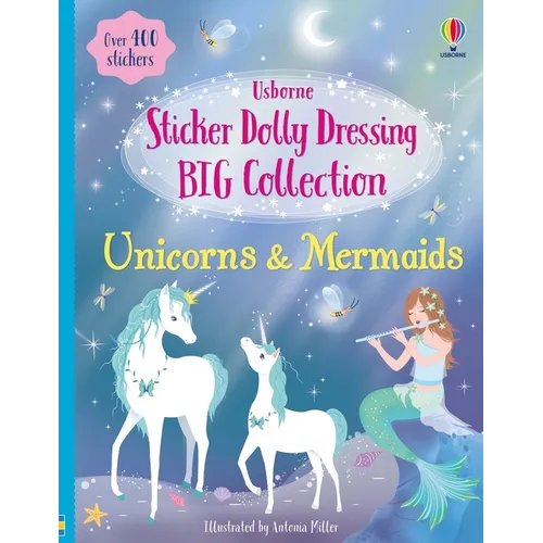 Sticker Dolly Dressing Big Collection Unicorns & Mermaids - Paperback