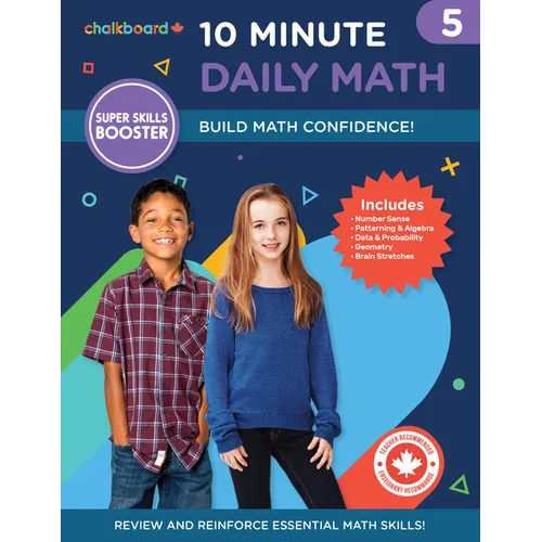 Canadian 10 Minute Daily Math Grade 5 - Paperback