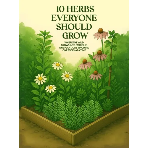 10 Herbs Everyone Should Grow: Where The Wild Grows Into Medicine; One Plant, One Tincture, One Story At a Time - Hardcover
