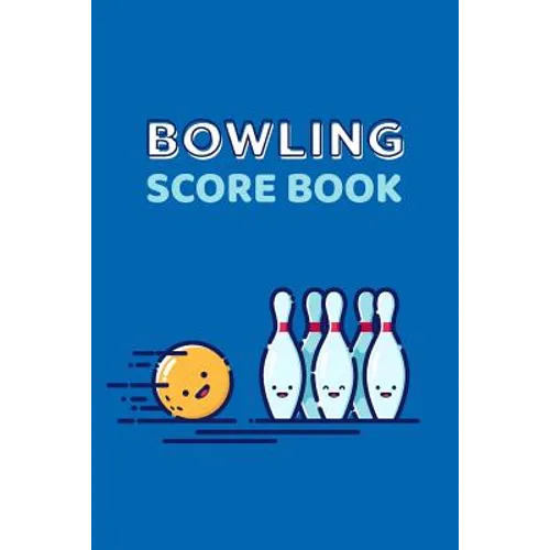 Bowling Score Book: 6x9, 110 Pages - Paperback