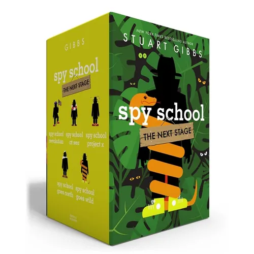 Spy School the Next Stage (Boxed Set): Spy School Revolution; Spy School at Sea; Spy School Project X; Spy School Goes North; Spy School Goes Wild - Paperback