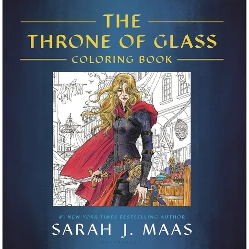 The Throne of Glass Coloring Book - Paperback