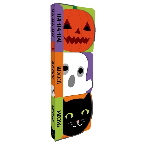 Halloween (Chunky 3 Pack): Ha-Ha-Ha!, Booo!, and Meow! - Board Book