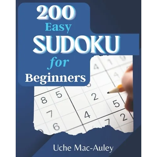 200 Easy Sudoku For Beginners - Paperback
