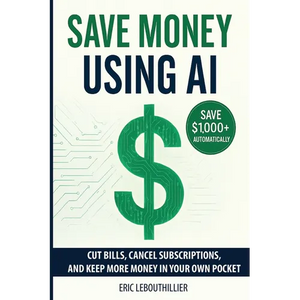 Save Money using AI: Cut Hidden Fees, Cancel Subscriptions, and Put $1,000+ Back in Your Pocket Every Year with Artificial Intelligence - Paperback