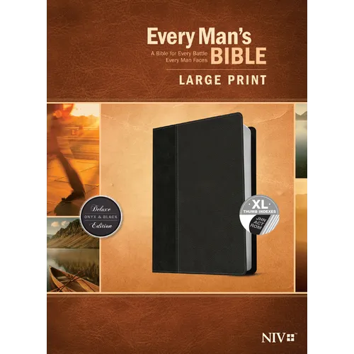 Every Man's Bible NIV, Large Print, Tutone - Imitation Leather