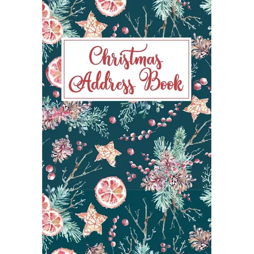 Christmas Address Book: Holiday Card List Book & Organizer - Paperback