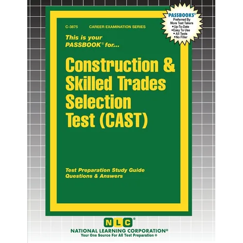 Construction & Skilled Trades Selection Test (CAST) - Paperback