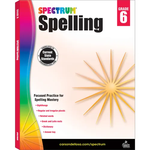 Spectrum Spelling, Grade 6: Volume 33 - Paperback