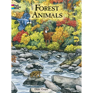 Forest Animals Coloring Book - Paperback