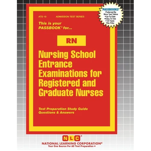 Nursing School Entrance Examinations for Registered and Graduate Nurses (RN) - Paperback