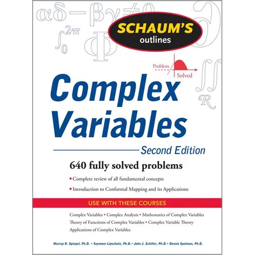 Schaum's Outline of Complex Variables, 2ed - Paperback