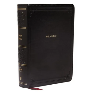 Nkjv, Reference Bible, Compact, Leathersoft, Black, Red Letter Edition, Comfort Print: Holy Bible, New King James Version - Imitation Leather