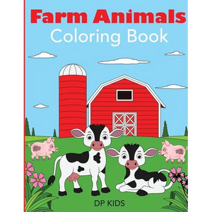 Farm Animals Coloring Book - Paperback