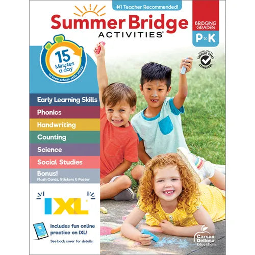 Summer Bridge Activities, Grades Pk - K - Paperback