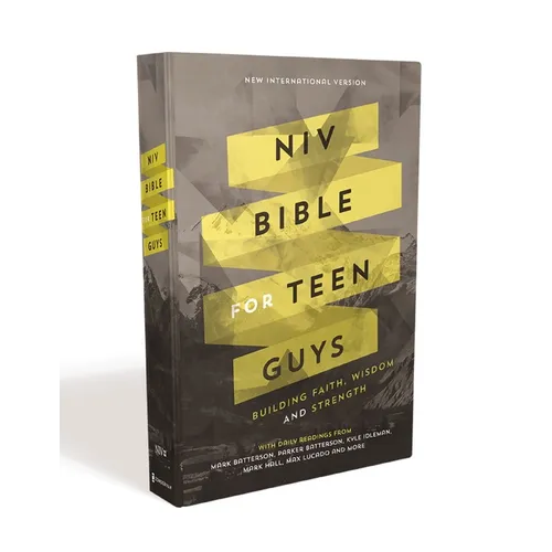 NIV Bible for Teen Guys, Hardcover: Building Faith, Wisdom and Strength - Hardcover