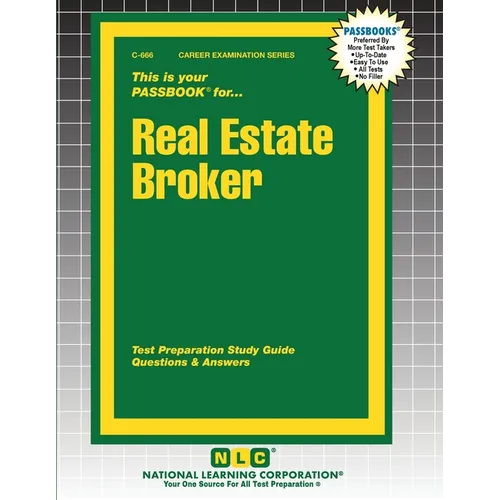 Real Estate Broker - Paperback