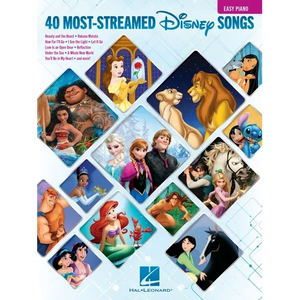 The 40 Most-Streamed Disney Songs: Easy Disney Piano Sheet Music Songbook for Beginners - Paperback