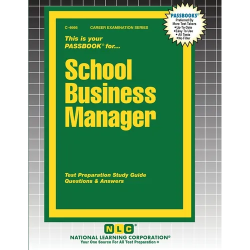 School Business Manager - Paperback
