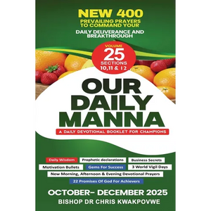 Our Daily Manna: Odm Oct to Dec 2025 - Paperback