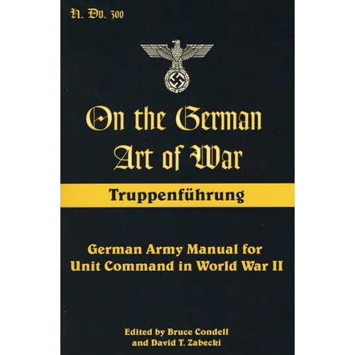 On the German Art of War - Paperback