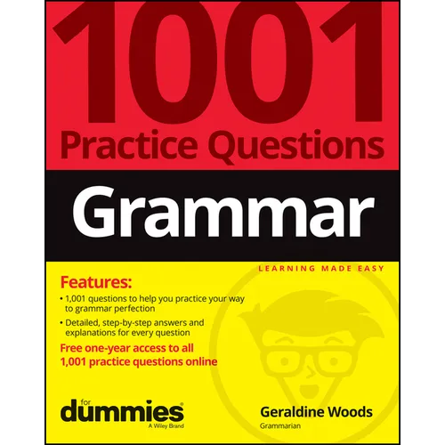 Grammar: 1001 Practice Questions for Dummies (+ Free Online Practice) - Paperback