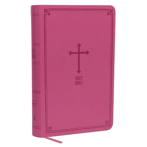 NKJV, Deluxe Gift Bible, Imitation Leather, Pink, Red Letter Edition - Imitation Leather