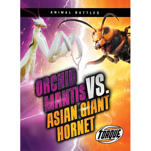 Orchid Mantis vs. Asian Giant Hornet - Library Binding