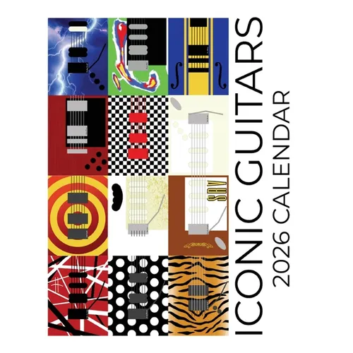 Iconic Guitars 2026 Calendar - Paperback